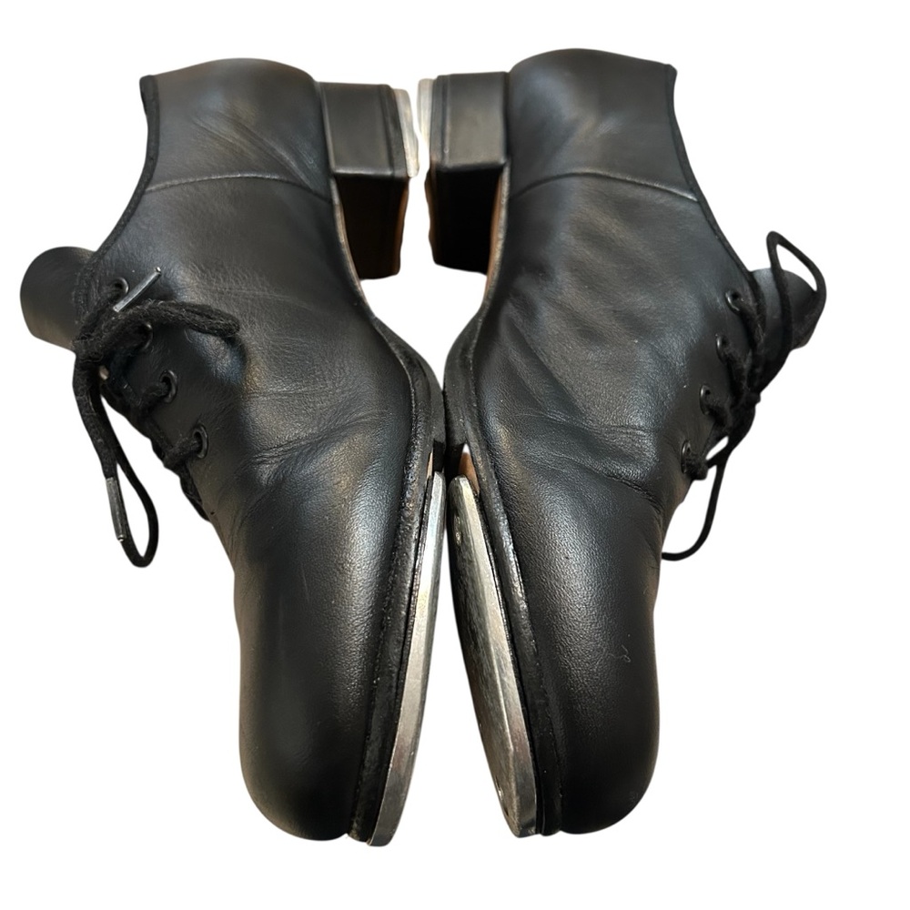 Bloch Leather Techno Tap Jazz Shoes Lace Up Black Size 8.5 - Picture 4 of 11